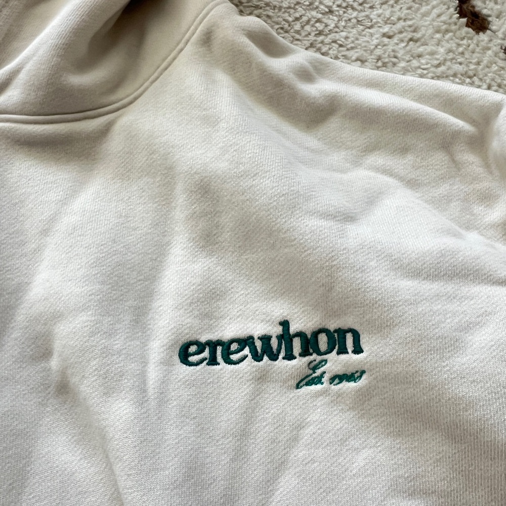 EREWHON Archive 1 sweatshirt - Erewhon logo first edition hoodie French terry